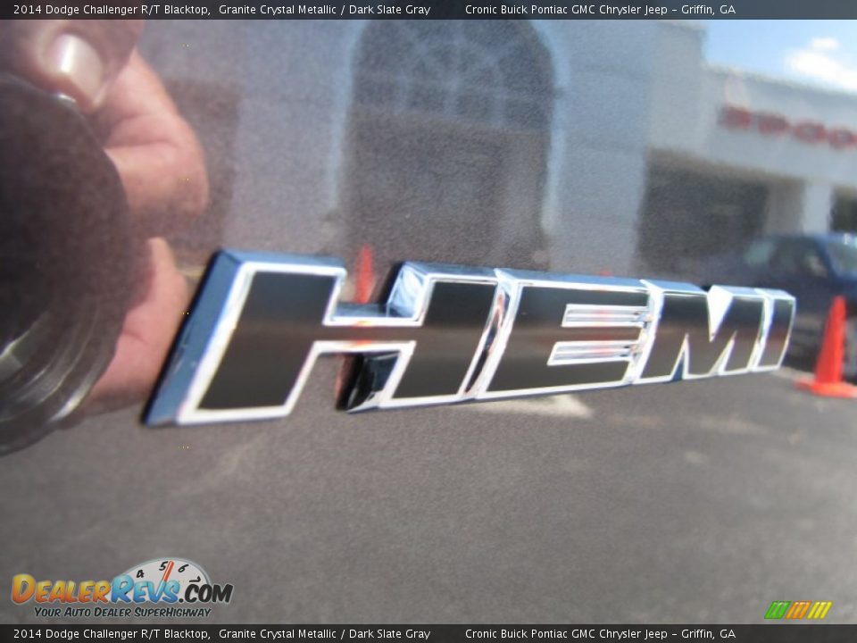 2014 Dodge Challenger R/T Blacktop Granite Crystal Metallic / Dark Slate Gray Photo #17