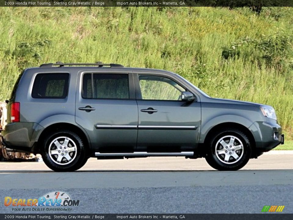 Sterling Gray Metallic 2009 Honda Pilot Touring Photo #6