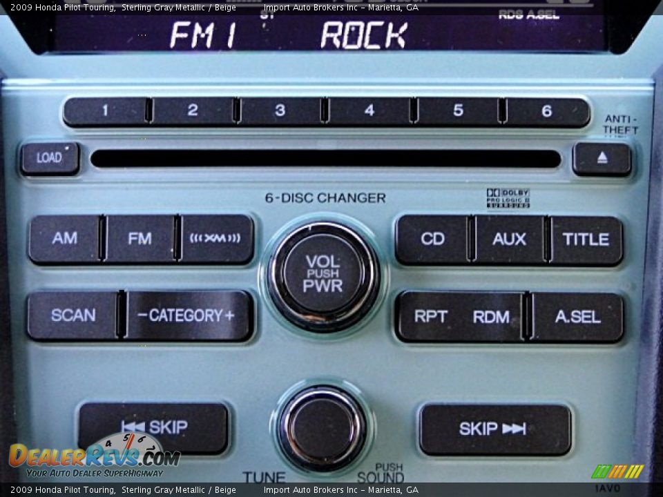 Controls of 2009 Honda Pilot Touring Photo #17