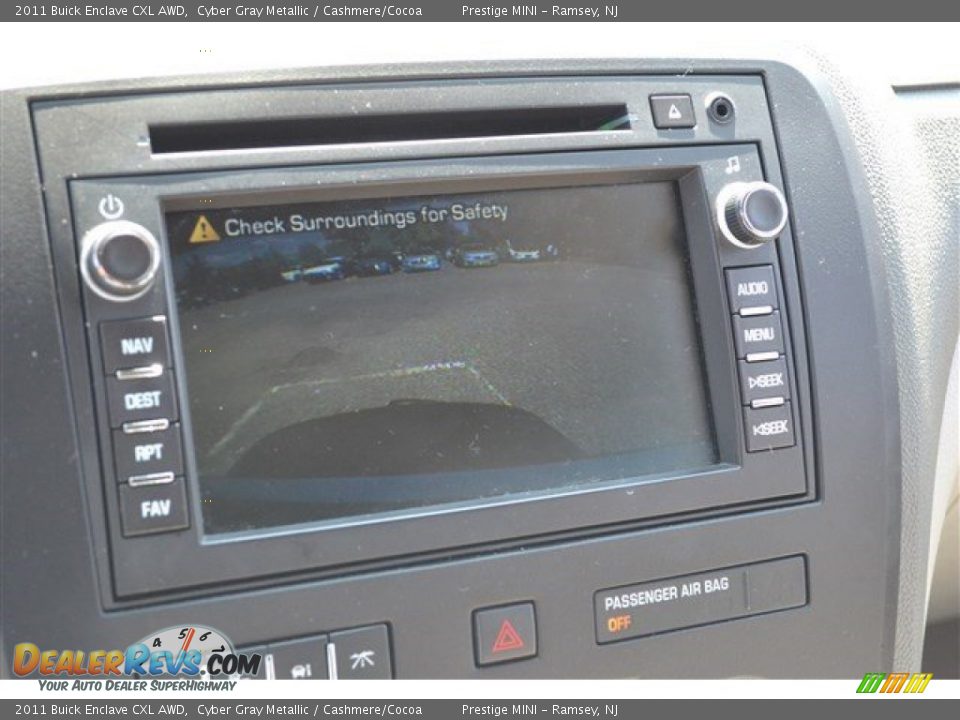 2011 Buick Enclave CXL AWD Cyber Gray Metallic / Cashmere/Cocoa Photo #8