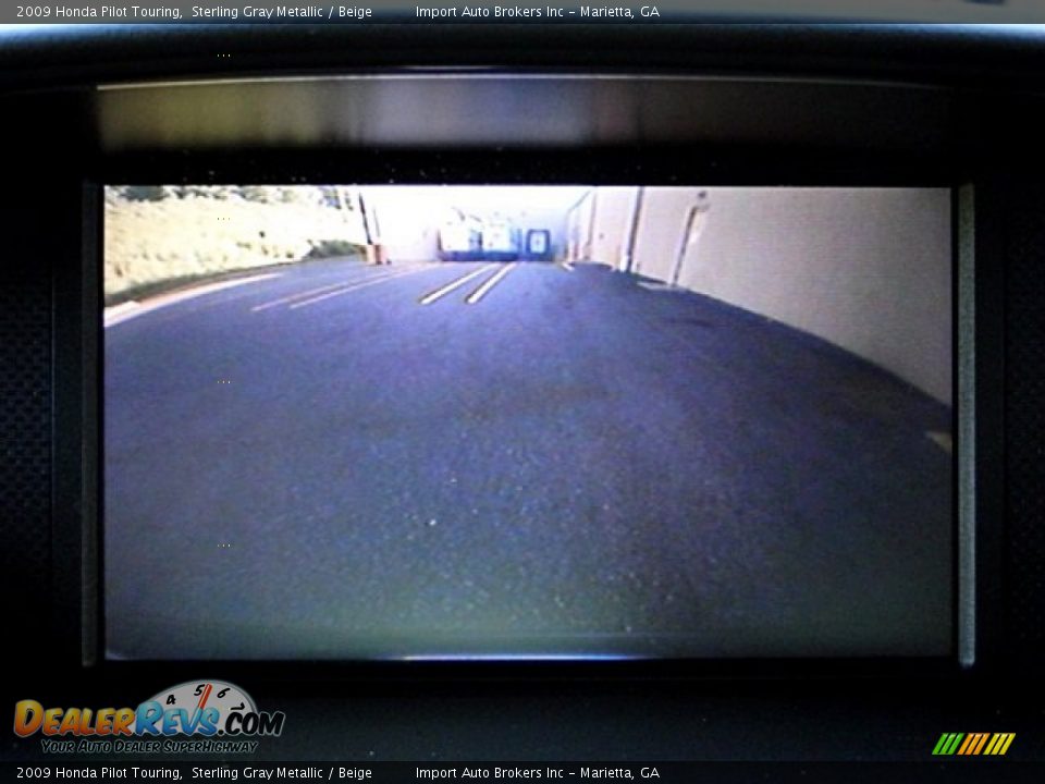 2009 Honda Pilot Touring Sterling Gray Metallic / Beige Photo #25