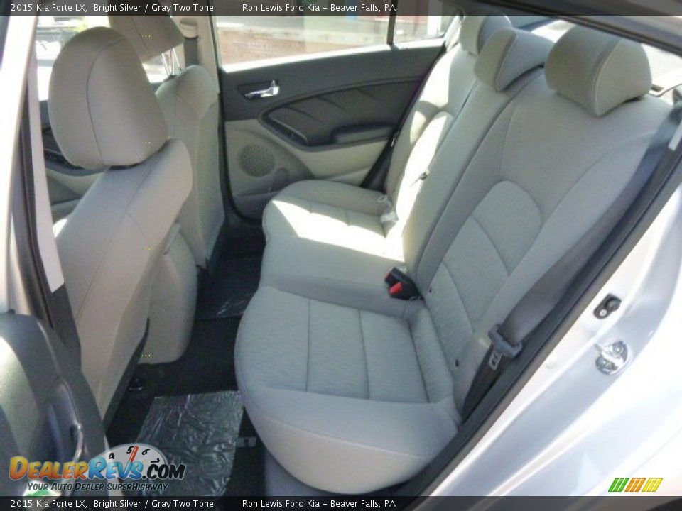 2015 Kia Forte LX Bright Silver / Gray Two Tone Photo #12