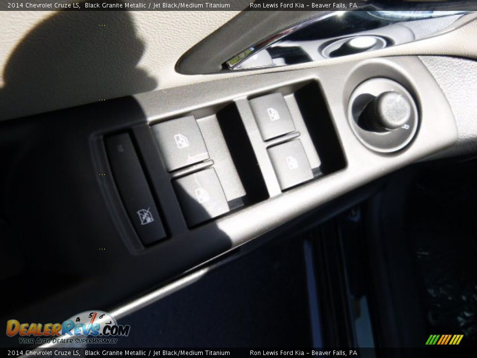 2014 Chevrolet Cruze LS Black Granite Metallic / Jet Black/Medium Titanium Photo #15