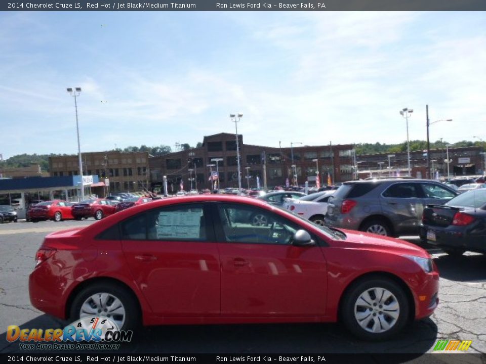 2014 Chevrolet Cruze LS Red Hot / Jet Black/Medium Titanium Photo #1