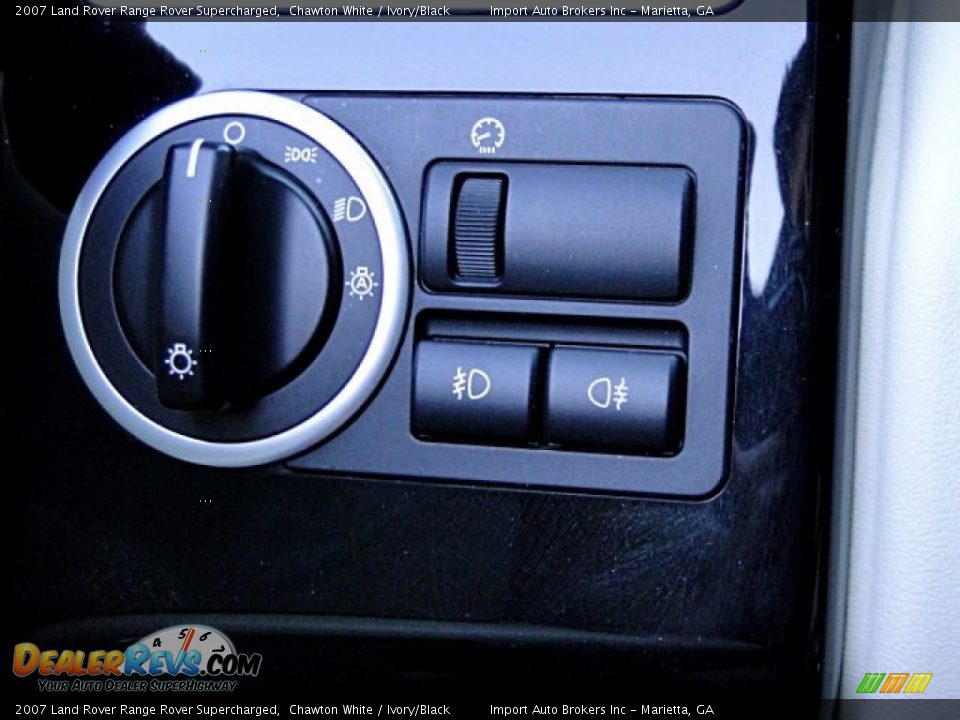 2007 Land Rover Range Rover Supercharged Chawton White / Ivory/Black Photo #16