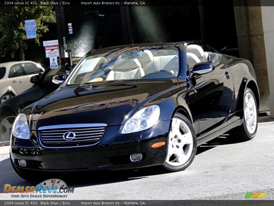 2004 Lexus SC 430 Black Onyx / Ecru Photo #1