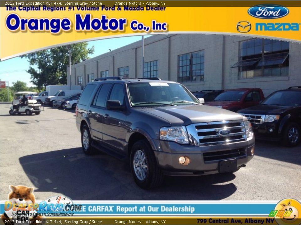 2013 Ford Expedition XLT 4x4 Sterling Gray / Stone Photo #1