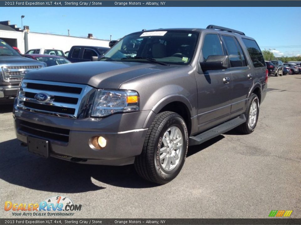 2013 Ford Expedition XLT 4x4 Sterling Gray / Stone Photo #3