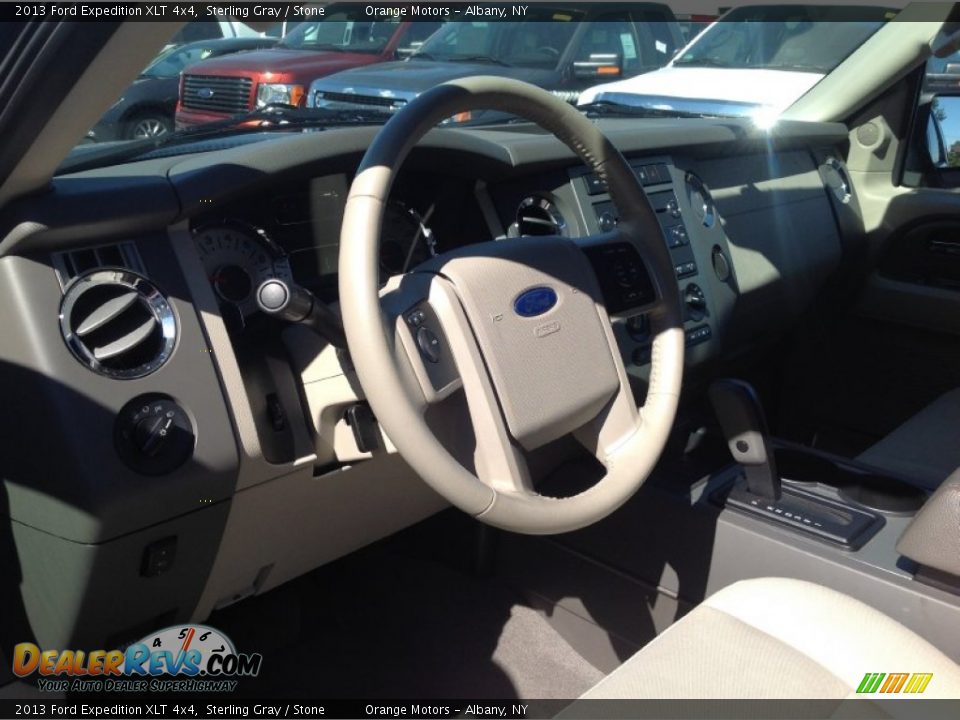 2013 Ford Expedition XLT 4x4 Sterling Gray / Stone Photo #7