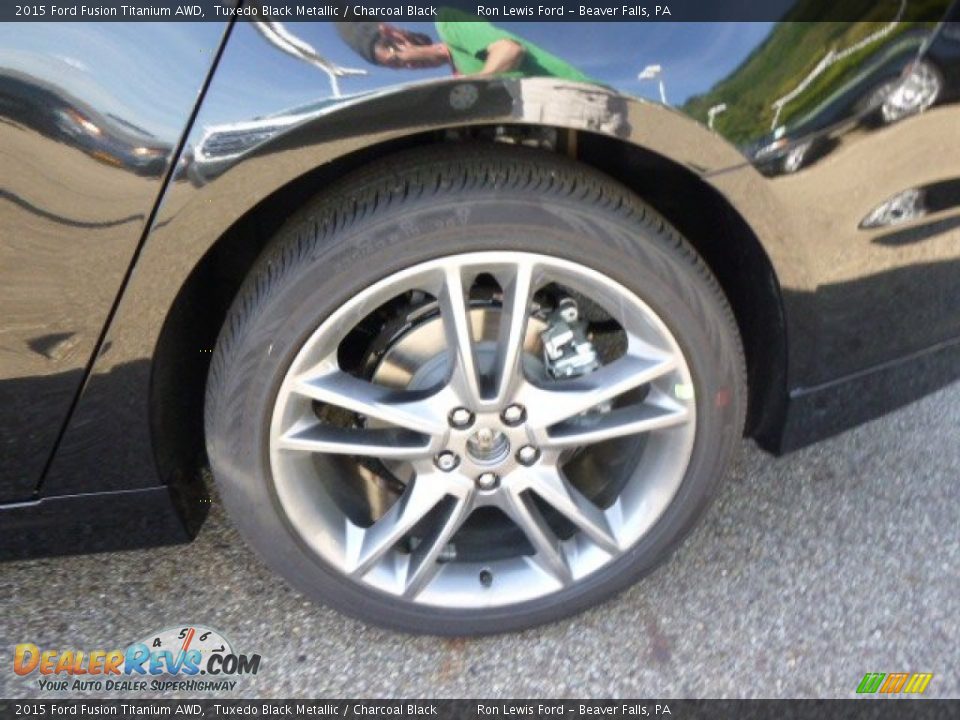2015 Ford Fusion Titanium AWD Wheel Photo #9