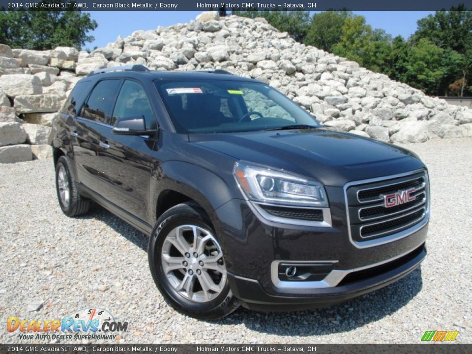 2014 GMC Acadia SLT AWD Carbon Black Metallic / Ebony Photo #1