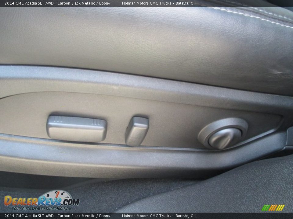 2014 GMC Acadia SLT AWD Carbon Black Metallic / Ebony Photo #6