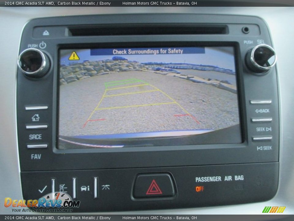 2014 GMC Acadia SLT AWD Carbon Black Metallic / Ebony Photo #11