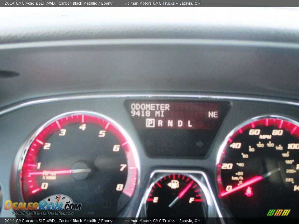 2014 GMC Acadia SLT AWD Carbon Black Metallic / Ebony Photo #18