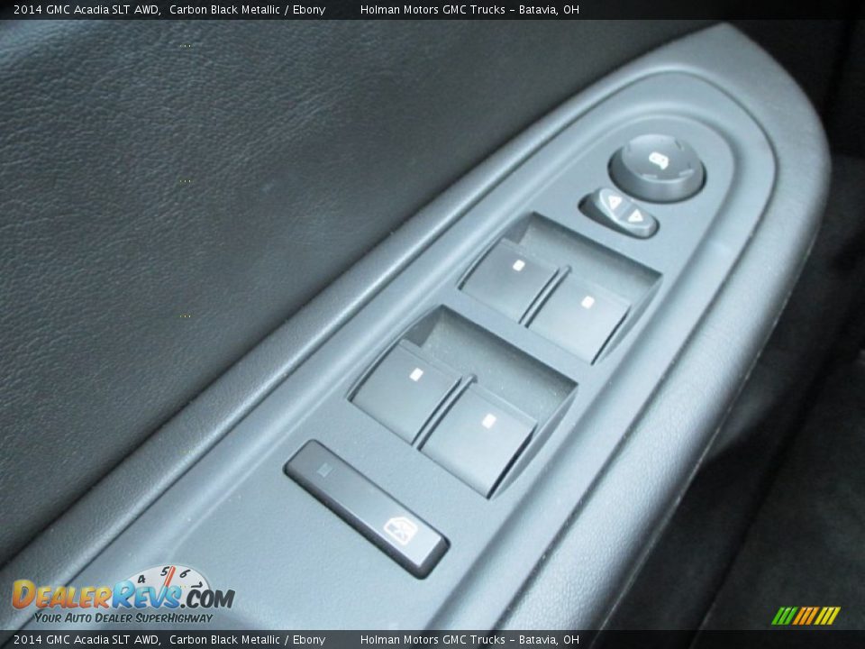 2014 GMC Acadia SLT AWD Carbon Black Metallic / Ebony Photo #19