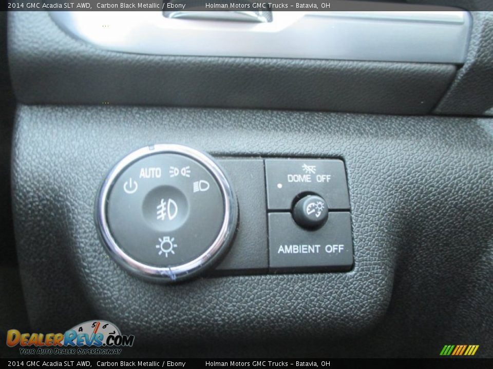2014 GMC Acadia SLT AWD Carbon Black Metallic / Ebony Photo #20