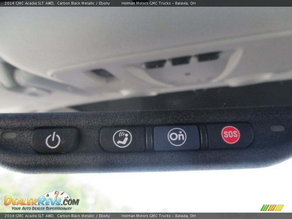 2014 GMC Acadia SLT AWD Carbon Black Metallic / Ebony Photo #21