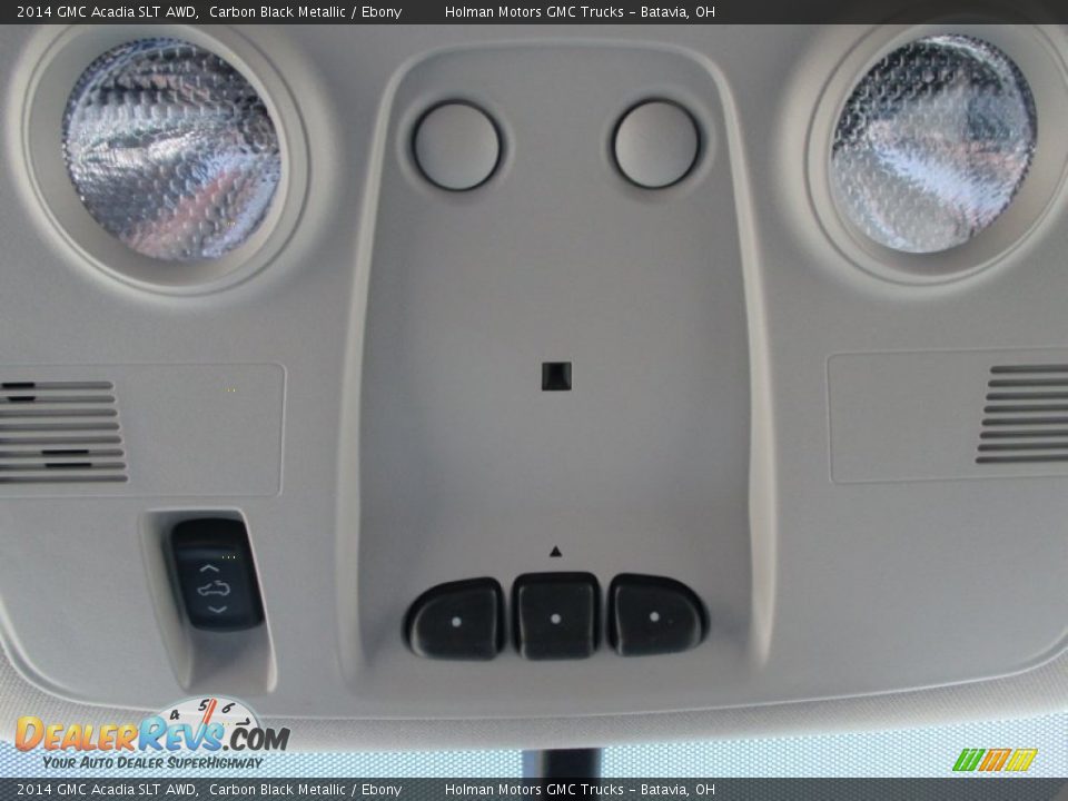 2014 GMC Acadia SLT AWD Carbon Black Metallic / Ebony Photo #22