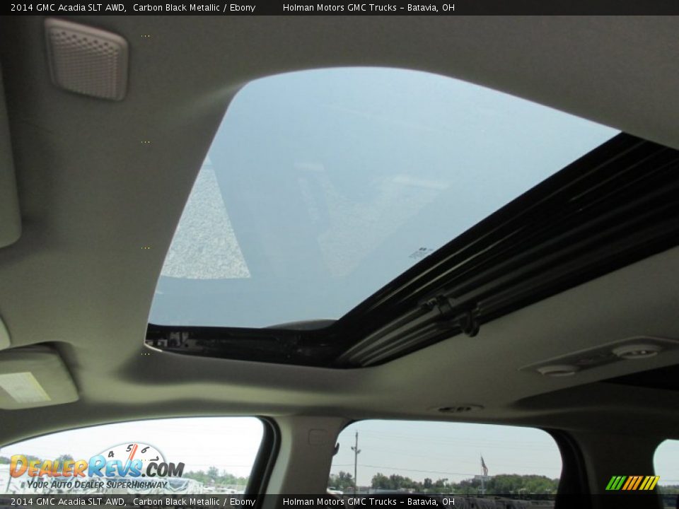2014 GMC Acadia SLT AWD Carbon Black Metallic / Ebony Photo #23