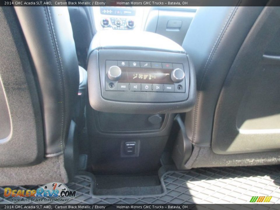 2014 GMC Acadia SLT AWD Carbon Black Metallic / Ebony Photo #25