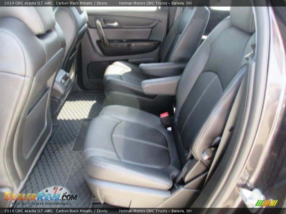 2014 GMC Acadia SLT AWD Carbon Black Metallic / Ebony Photo #26