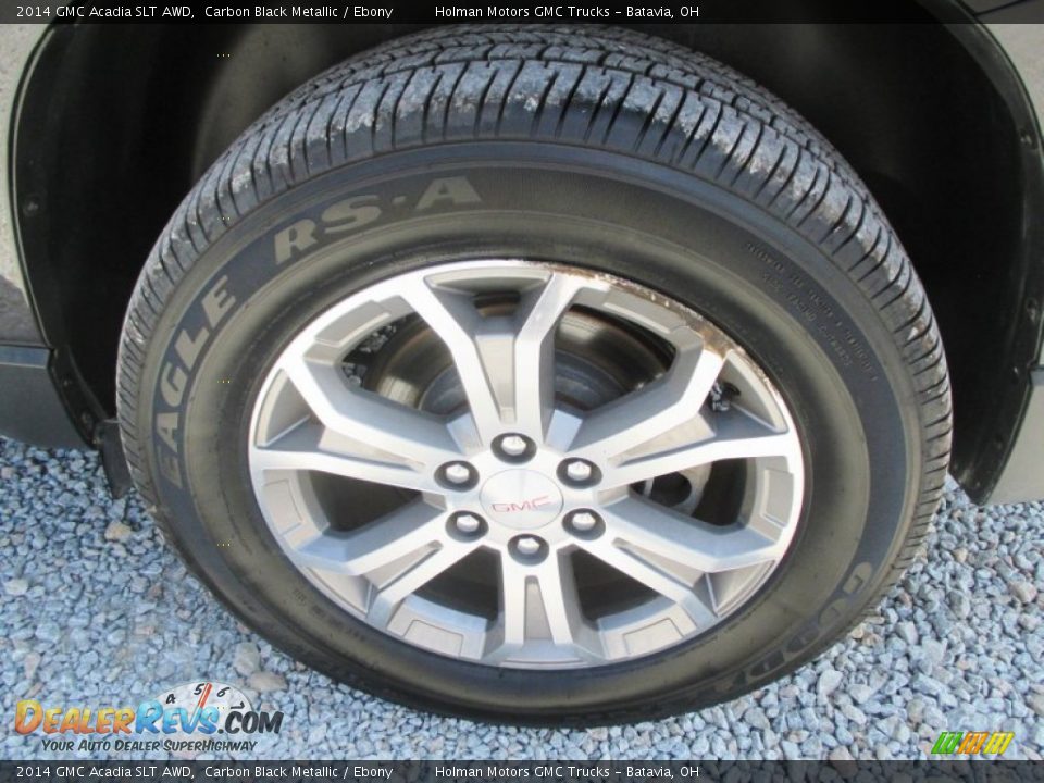 2014 GMC Acadia SLT AWD Carbon Black Metallic / Ebony Photo #27