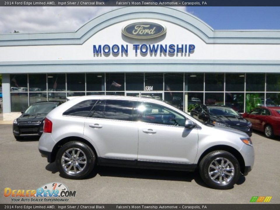 2014 Ford Edge Limited AWD Ingot Silver / Charcoal Black Photo #1