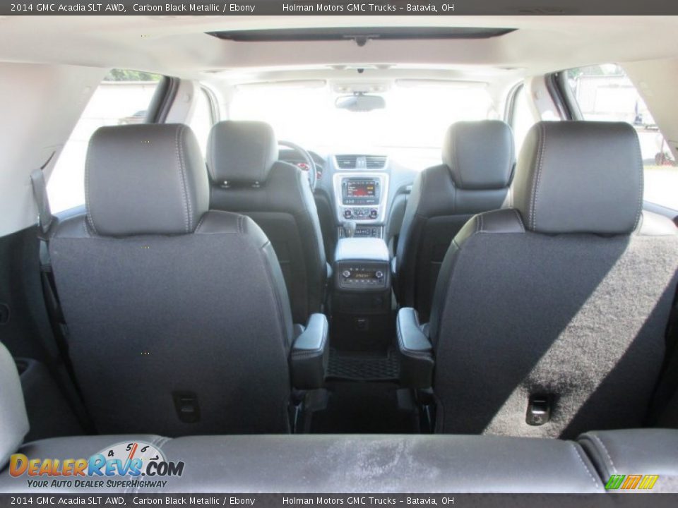 2014 GMC Acadia SLT AWD Carbon Black Metallic / Ebony Photo #30