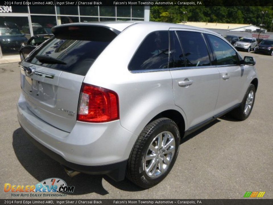 2014 Ford Edge Limited AWD Ingot Silver / Charcoal Black Photo #2
