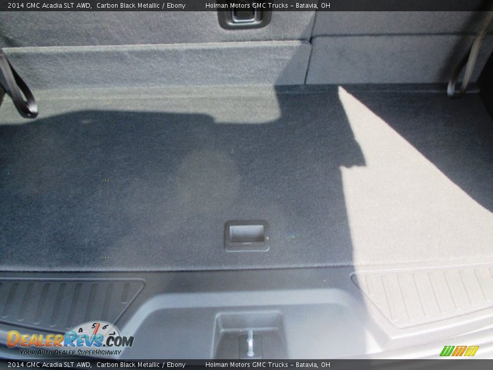 2014 GMC Acadia SLT AWD Carbon Black Metallic / Ebony Photo #31