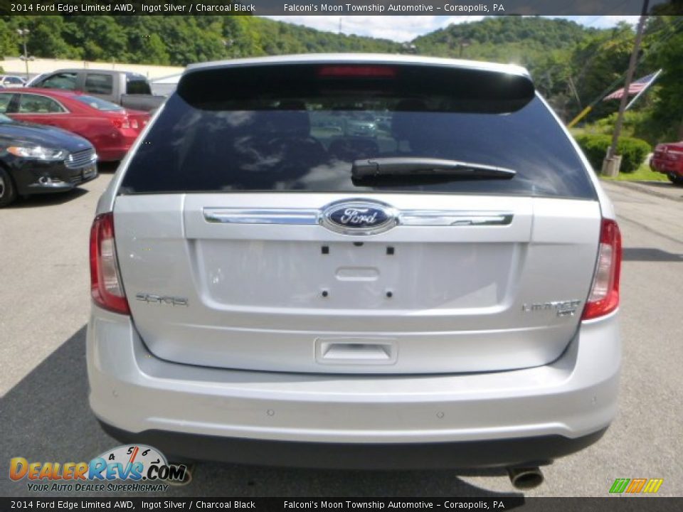 2014 Ford Edge Limited AWD Ingot Silver / Charcoal Black Photo #3