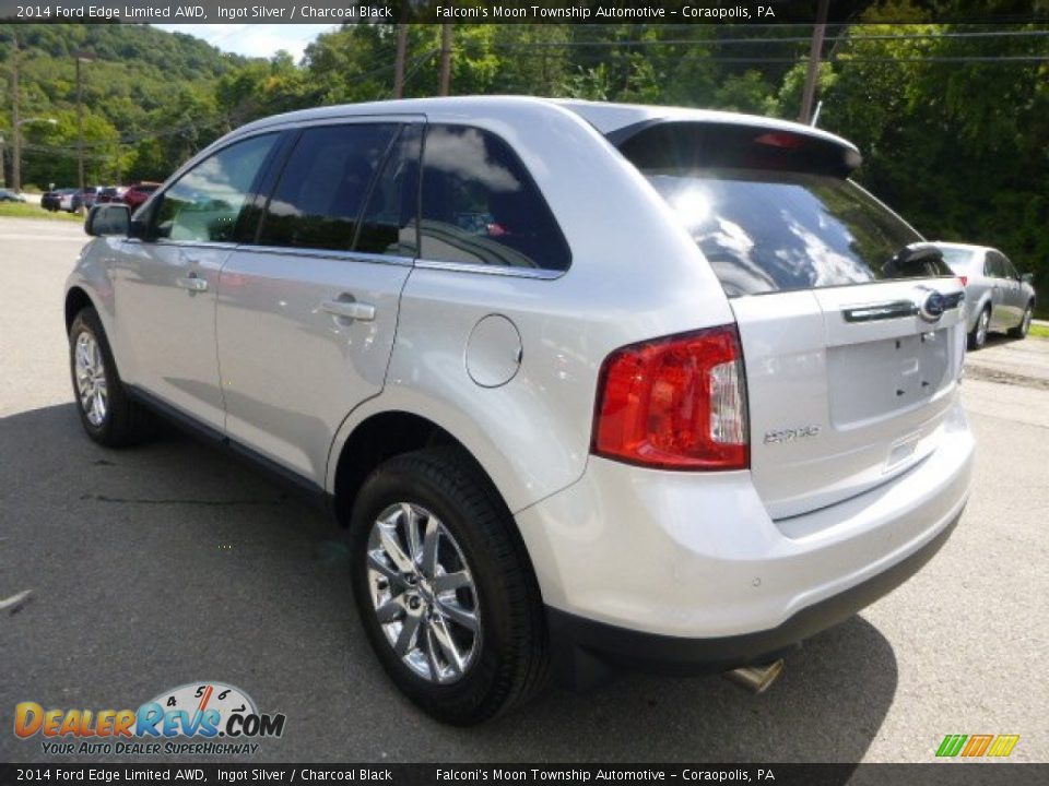 2014 Ford Edge Limited AWD Ingot Silver / Charcoal Black Photo #4