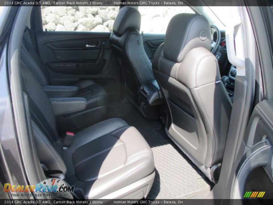 2014 GMC Acadia SLT AWD Carbon Black Metallic / Ebony Photo #33