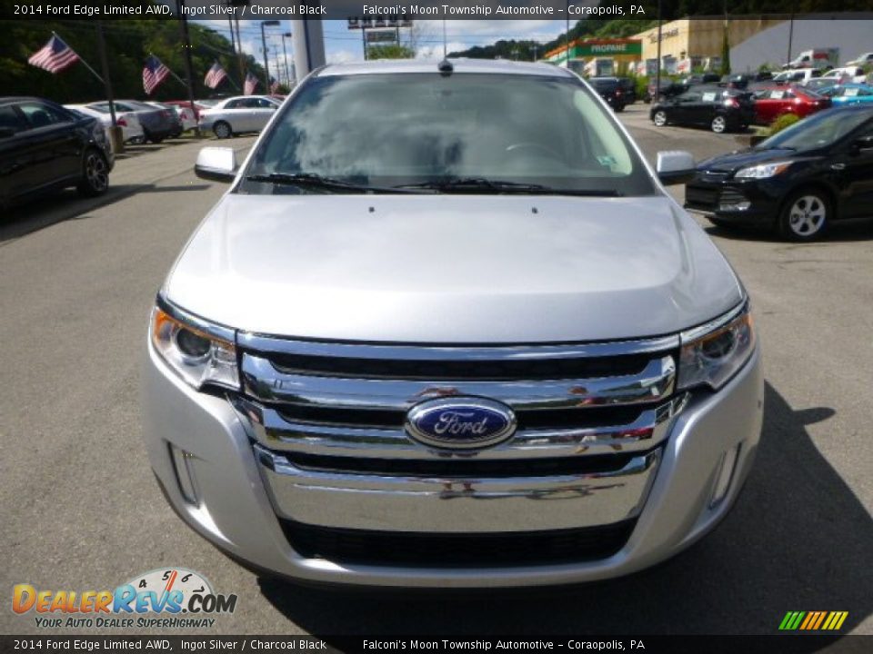 2014 Ford Edge Limited AWD Ingot Silver / Charcoal Black Photo #7