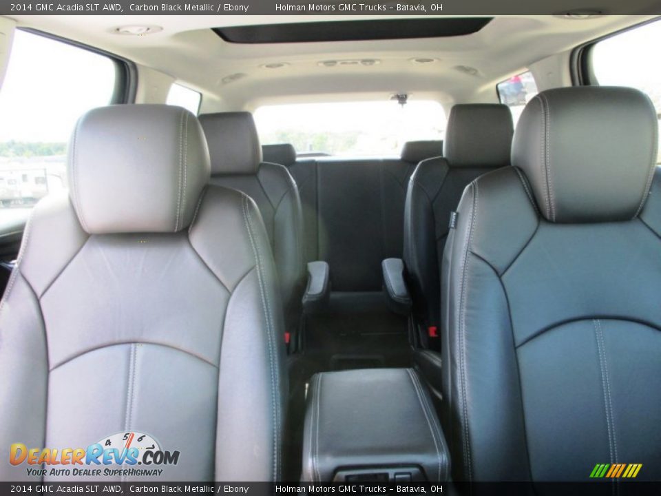 2014 GMC Acadia SLT AWD Carbon Black Metallic / Ebony Photo #35