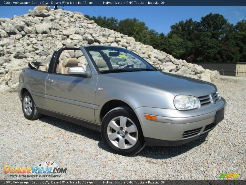 2001 Volkswagen Cabrio GLX Desert Wind Metallic / Beige Photo #1