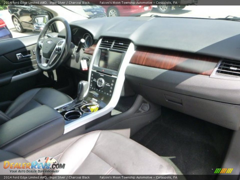 2014 Ford Edge Limited AWD Ingot Silver / Charcoal Black Photo #11
