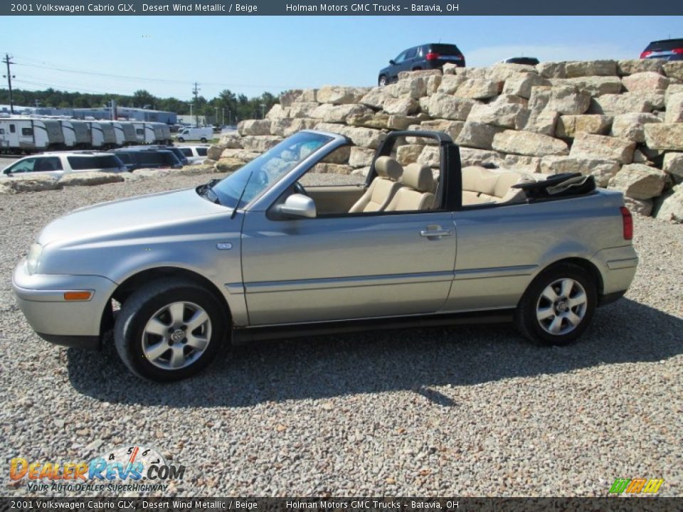 2001 Volkswagen Cabrio GLX Desert Wind Metallic / Beige Photo #3