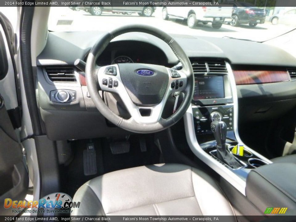 2014 Ford Edge Limited AWD Ingot Silver / Charcoal Black Photo #17