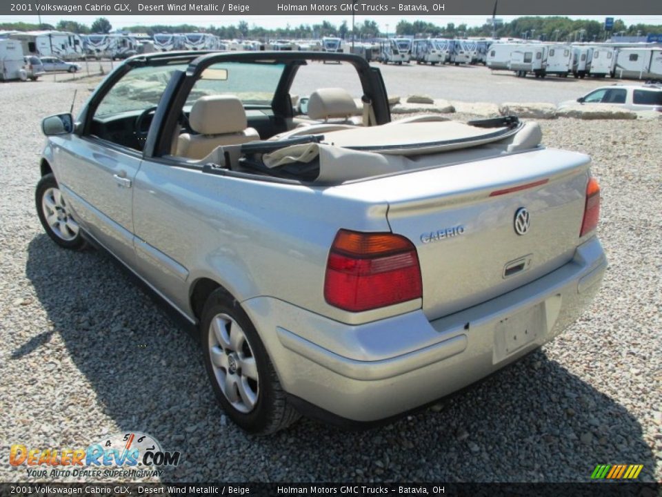 2001 Volkswagen Cabrio GLX Desert Wind Metallic / Beige Photo #18