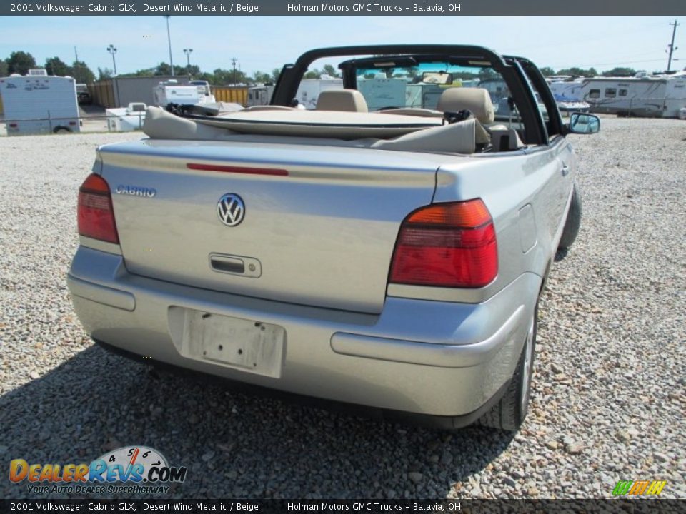 2001 Volkswagen Cabrio GLX Desert Wind Metallic / Beige Photo #19
