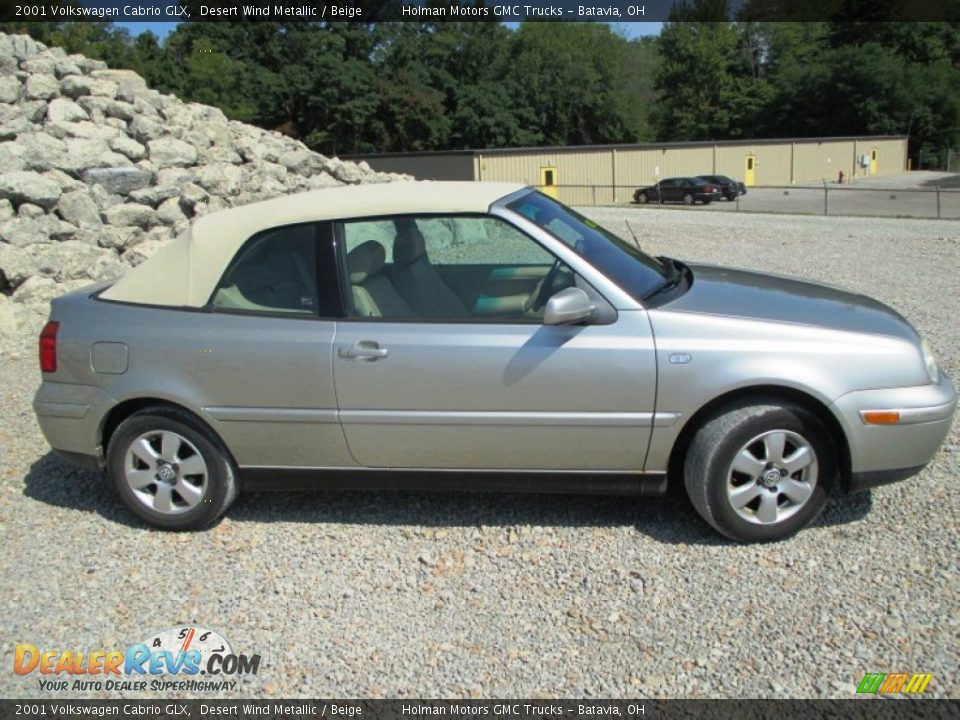 2001 Volkswagen Cabrio GLX Desert Wind Metallic / Beige Photo #23