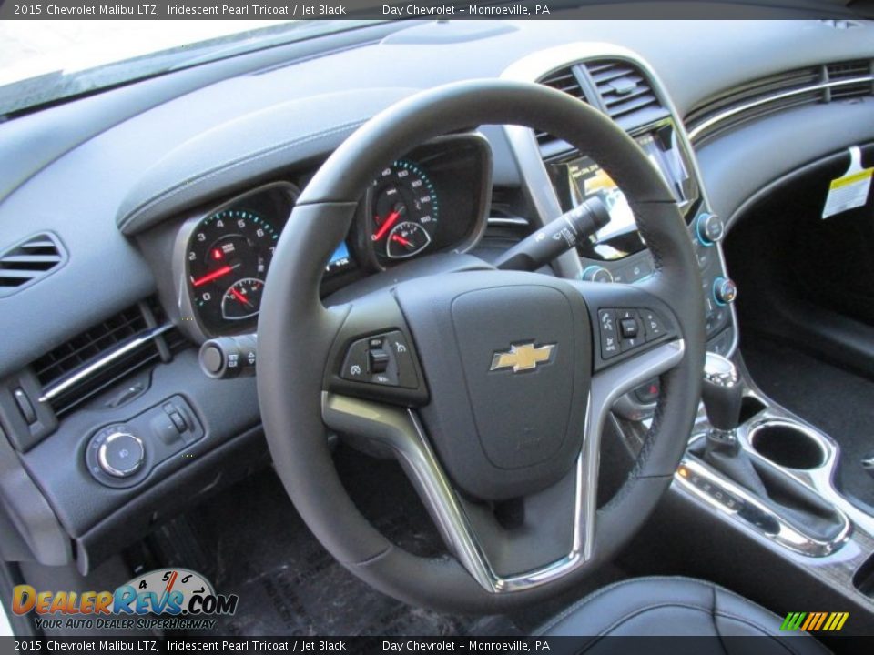 2015 Chevrolet Malibu LTZ Iridescent Pearl Tricoat / Jet Black Photo #14