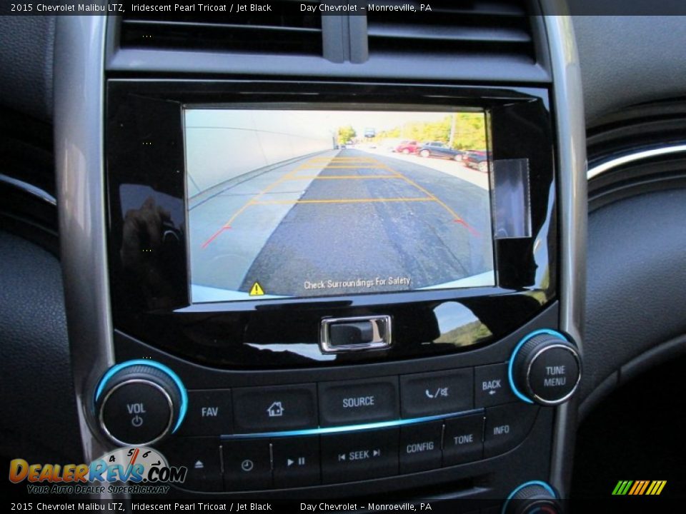 2015 Chevrolet Malibu LTZ Iridescent Pearl Tricoat / Jet Black Photo #18