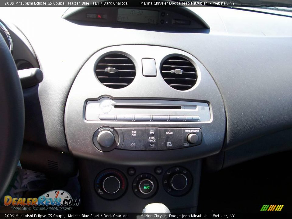 2009 Mitsubishi Eclipse GS Coupe Maizen Blue Pearl / Dark Charcoal Photo #4