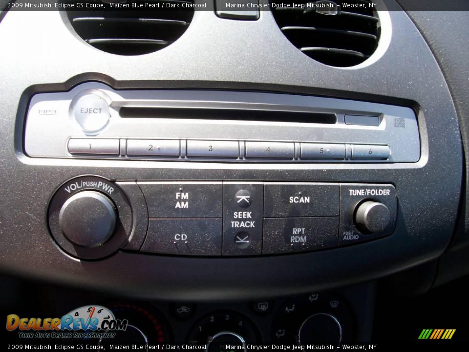 2009 Mitsubishi Eclipse GS Coupe Maizen Blue Pearl / Dark Charcoal Photo #5