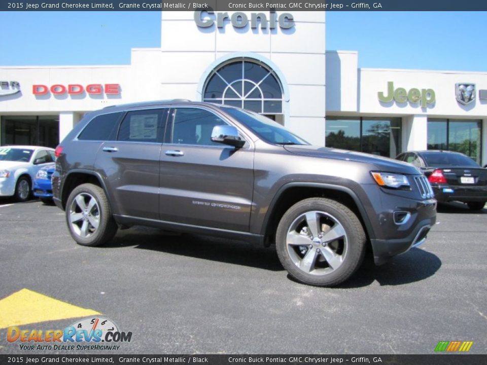 2015 Jeep Grand Cherokee Limited Granite Crystal Metallic / Black Photo #1