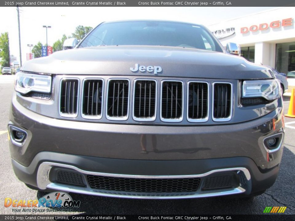 2015 Jeep Grand Cherokee Limited Granite Crystal Metallic / Black Photo #2