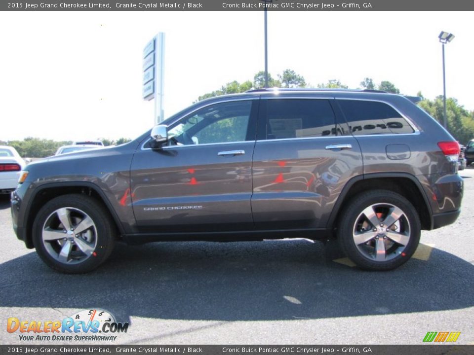 2015 Jeep Grand Cherokee Limited Granite Crystal Metallic / Black Photo #4