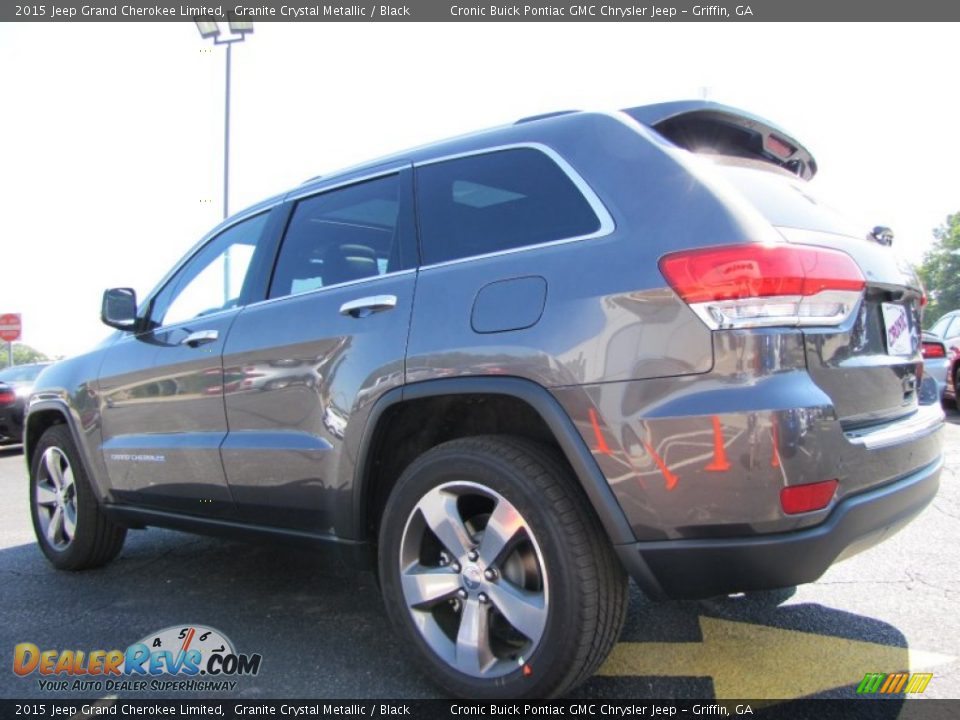2015 Jeep Grand Cherokee Limited Granite Crystal Metallic / Black Photo #5